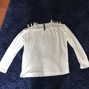 Long Sleeve Cut Out Shirt